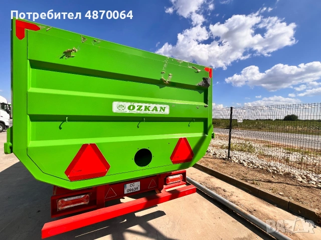 Ново ремарке OZKAN, модел Hamal 10 t, снимка 4 - Селскостопанска техника - 55082162