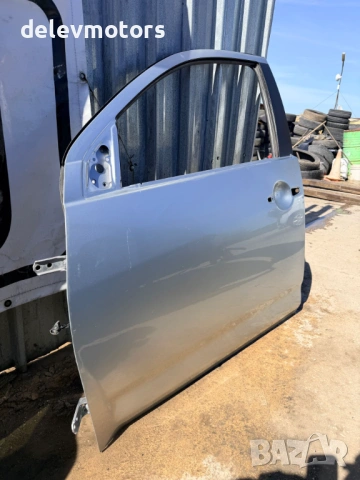 00009002FA предна лява врата сива необорудван от Peugeot 4007 2.2 HDI 4x4 6 sp., 7 seater, 156 ph., снимка 4 - Части - 54334808