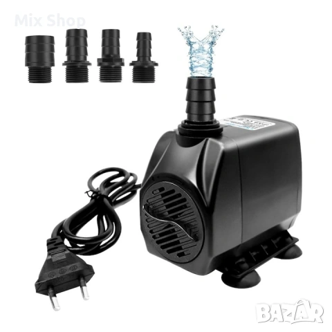 Нова Помпа за аквариум 35W, 2500L/H, 4.3x2.8x3.7 инча, с 3 дюзи