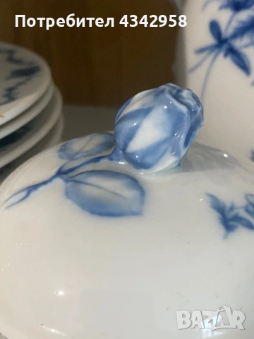 Винтидж порцеланов сервиз Fürstenberg “Lottine”, Германия (28 части, 1950–70 г.) , снимка 5 - Антикварни и старинни предмети - 54014762