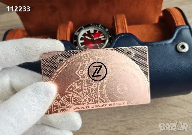 БАРТЕР Zelos Swordfish 40mm SS 'Crimson Red' - Seiko NH35, снимка 10 - Мъжки - 55671562