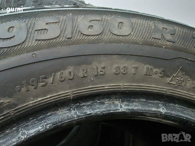 4бр зимни гуми 195/60/15 SEMPERIT L05738 , снимка 6 - Гуми и джанти - 54676727