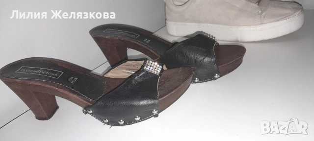 Ест кожа 38 размер 💦 💶 Цена #10евро #38размер , снимка 3 - Чехли - 55270112