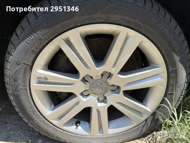 Гуми с джанти Audi 5x112 R17, снимка 4 - Гуми и джанти - 55451977