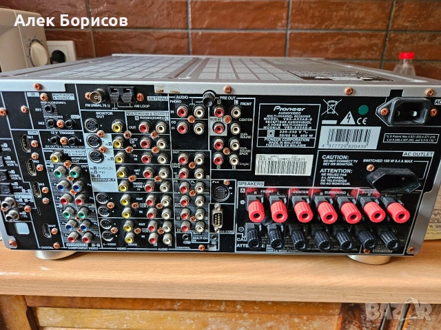 7.1 ресийвър Pioneer VSX-AX2AS с дистанционно, снимка 6 - Ресийвъри, усилватели, смесителни пултове - 54729608