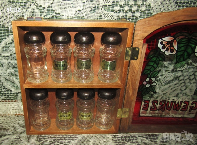 Стенна поставка, шкаф за подправки, снимка 7 - Аксесоари за кухня - 54337398