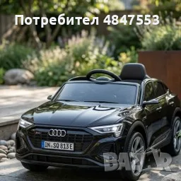 Детска акумулаторна кола Audi RS Q8 12V - Дистанционно управление, музика, LED светлини и амортисьор