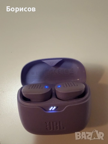 Блутуут слушалки JBL Tune Buds-лилави, снимка 10 - Bluetooth слушалки - 55285024