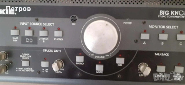 Mackie Big Knob Studio Command System, снимка 3 - Ресийвъри, усилватели, смесителни пултове - 54821288