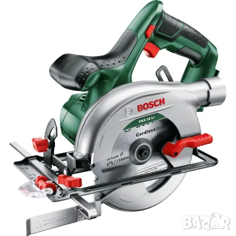 Акумулаторен циркулярен трион Bosch PKS18 LI, 18 V, 4300 RPM