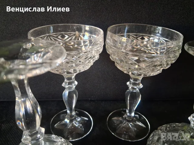 Нови Кристални Чаши, снимка 10 - Сервизи - 55504232