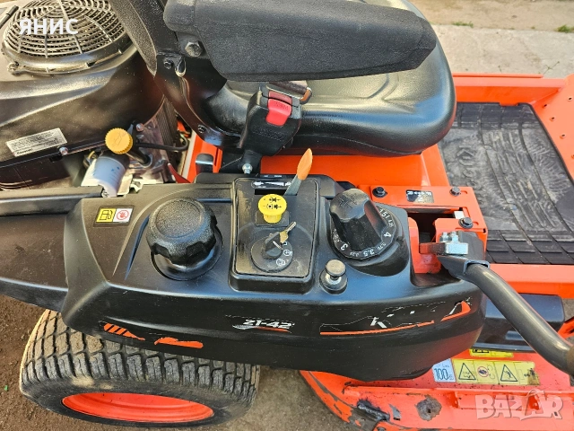 ТРАКТОРНА КОСАЧКА KUBOTA Z1 421. ПЕРФЕКТНА. 20.КОНЯ , снимка 14 - Градинска техника - 54527799