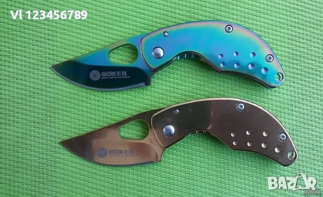 Джобен сгъваем нож Boker F87 55х122 мм, фолдър