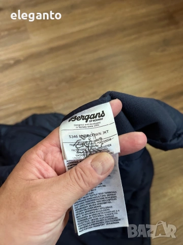 Висок клас мъжко хибридно яке  Bergans of Norway MYRE Pertex 700cuin Down hubrid Jacket , M размер, снимка 9 - Якета - 54619034