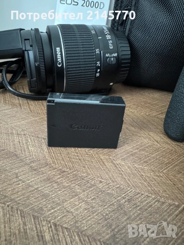 Фотоапарат Canon EOS 2000D, снимка 8 - Фотоапарати - 55275514