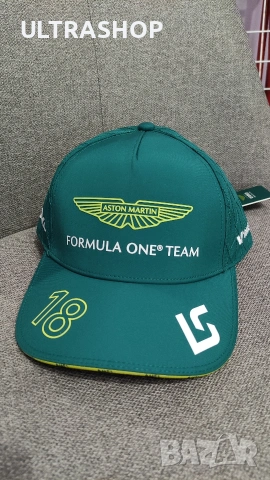 Нова шапка с козирка Formula 1 x Aston Martin one size x BOSS, снимка 2 - Шапки - 54868376
