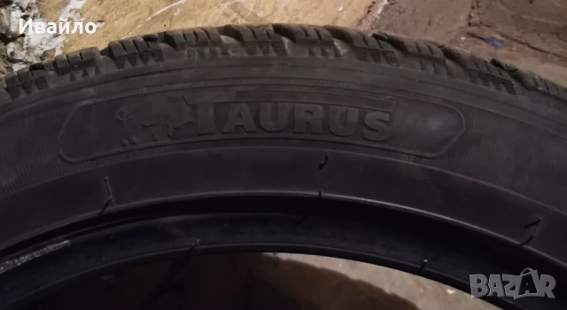 Продавам 2 броя зимни гуми 245.45.18 на 1 сезон дот 2021 Tarus , снимка 4 - Гуми и джанти - 54821513