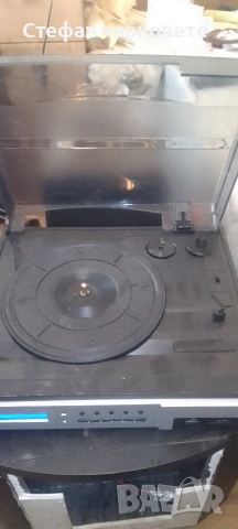 грамофон със радио тунер, усилвател и вградени говорители , снимка 4 - Ресийвъри, усилватели, смесителни пултове - 54085281