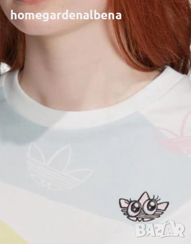 Adidas Originals Graphic Dress Multicolor Дамска Рокля – 100% Памук – 3XS / 2XS / XS / S / M, снимка 3 - Рокли - 54575675