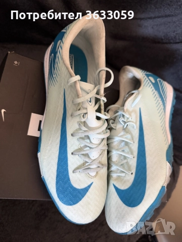 Nike Zoom Mercurial Vapor 16 Pro Tf, Футболни обувки сини, снимка 6 - Спортни обувки - 55275219