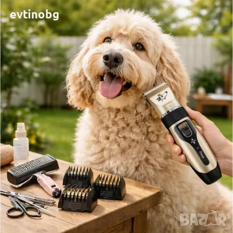 Смарт машинка за подстригване на домашни любимци Pet Clipper 6680 - Водоустойчива глава, 5-степенно , снимка 3 - За кучета - 55482518