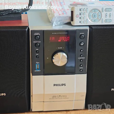 Philips MCM204 — Микро Hi-Fi Система с USB Direct, CD и Касета (Пълен Комплект с Кутия) , снимка 2 - Аудиосистеми - 55416815