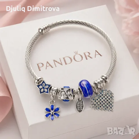 Гривна Pandora Blue Handmade
