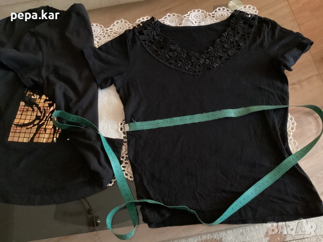 BILLCEE блуза М размер с красив орнамент  памук Две блузи за 19.90€, снимка 7 - Блузи с дълъг ръкав и пуловери - 54966773
