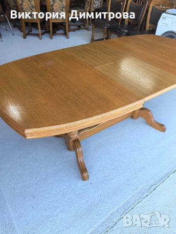 Разтегателна трапезна маса (10-147), снимка 3 - Маси - 54088838