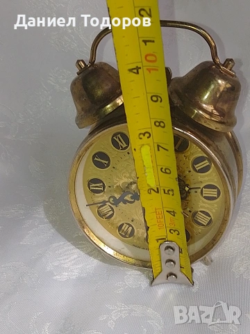 Стар чешки часовник-будилник PRIM, снимка 11 - Колекции - 54135593