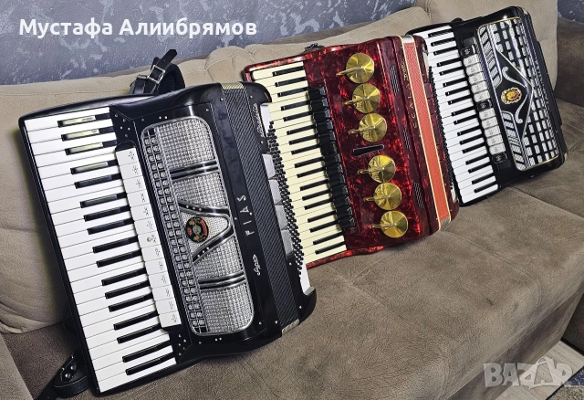 Италиански акордеони 3 броя, снимка 3 - Акордеони - 55150551