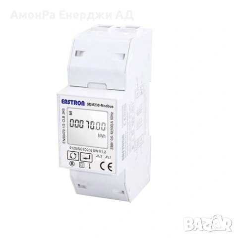 Монофазен мултифункционален смарт метър DEYE SDM230 Modbus V1 100A