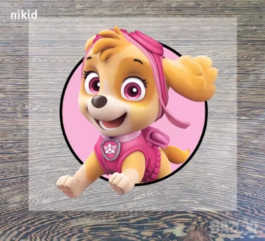  Скай skye от Пес патрул Paw patrol термо щампа апликация картинка за дреха лепенка, снимка 2 - Други - 35829165