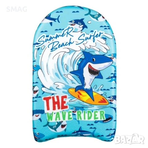 Детска дъска за плуване с акула "Surfer" 45x26см_1211437