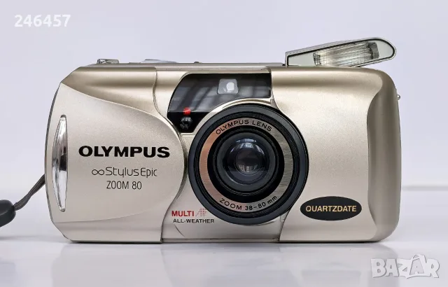 Филмов апарат Olympus Stylus/Mju Zoom 80 - All-Weather - в отлично състояние!, снимка 2 - Фотоапарати - 55573832
