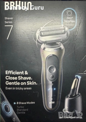 BRAUN Series 7 72-C7200cc електрическа самобръсначка с почистваща и зарядна станция, снимка 12 - Електрически самобръсначки - 54531066