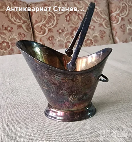 Винтидж посребрена захарница , снимка 10 - Аксесоари за кухня - 55326859