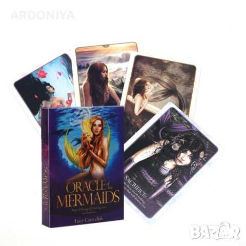Oracle of the Mermaids - карти оракул, снимка 14 - Езотерика - 54161370