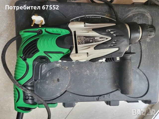Перфоратор Hitachi Dh24pc3 800W произведен в Япония. Цената е крайна!, снимка 3 - Перфоратори - 55653546
