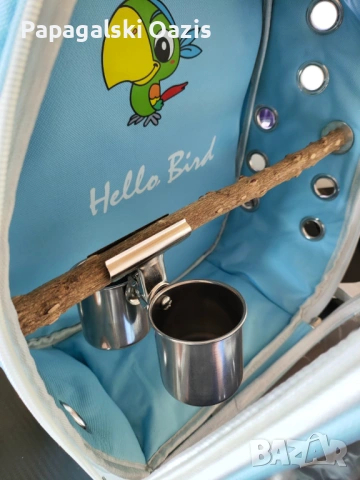Раница за папагали. Преносим транспорт за малки и средни папагали, снимка 7 - Папагали - 54749965