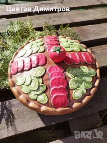 керамична цветна купа за приготвяне, ръчна изработка , снимка 2 - Прибори за хранене, готвене и сервиране - 54083949