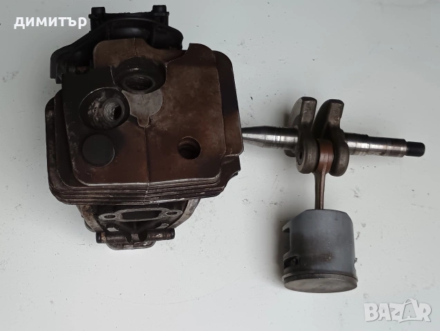 Здрав Цилиндър,бутало и колянов вал за Хускварна/Husqvarna 445/450