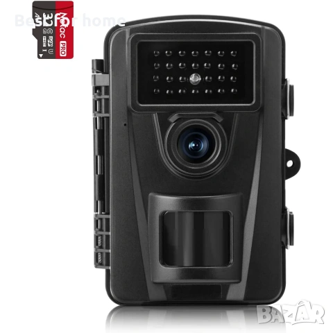 CooLife камера за лов 1080P 16MP - скорост на задействане 0.2s ъгъл 90° нощно виждане 65 фута 