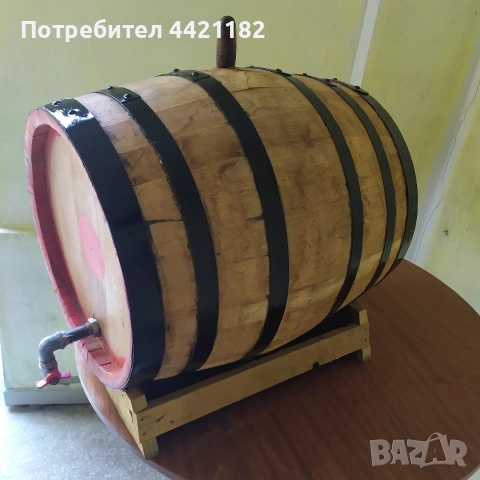 буре 65 литра-дъбово, снимка 3 - Бидони, бурета и бъчви - 54325874