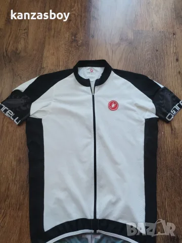 Castelli - страхотно вело джърси L, снимка 4 - Тениски - 55321498