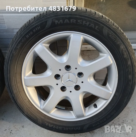 Джанти за Мерцедес 16 цола, снимка 4 - Гуми и джанти - 54597123