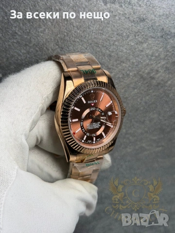 Rolex Sky-Dweller Chocolate Мъжки Часовник С Автоматичен Механизъм Код Chronolux15, снимка 2 - Мъжки - 55078754