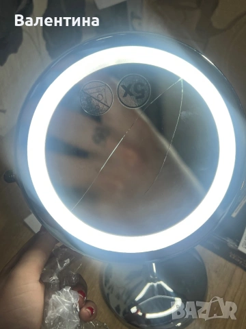 Козметично огледало със лед светлина (със забележка), снимка 4 - Други стоки за дома - 53967435