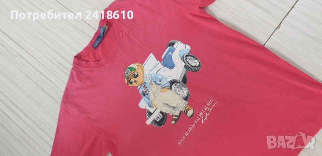 POLO Ralph Lauren Bear  Cotton Size M НОВО! ОРИГИНАЛ! Дамка Тениска!, снимка 2 - Тениски - 53949970