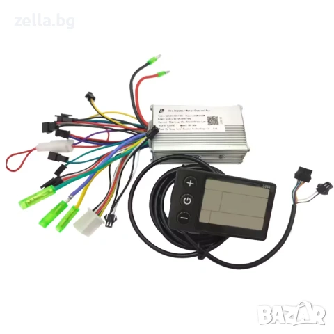 Комплект контролер + дисплей S866 за електрически велосипед 24V 36V 48V – 250W 350W Brushless 10286, снимка 4 - Велосипеди - 54662388